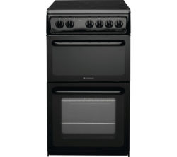 HOTPOINT  Concept HAE51KS Electric Ceramic Cooker - Black